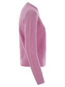Mc2 Saint Barth Wool And Alpaca Blend Sweater With Embroidery Odio Tutti