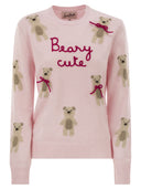 Mc2 Saint Barth New Queen Wool Blend Jumper With Embroidery