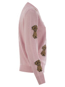 Mc2 Saint Barth Wool Blend Jumper With Embroidery