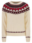 Mc2 Saint Barth Nordic Style Heart Pattern Jumper