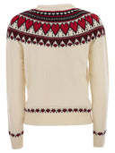 Mc2 Saint Barth Nordic Style Heart Pattern Jumper