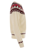 Mc2 Saint Barth Nordic Style Heart Pattern Jumper