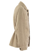Peserico Pure Linen Canvas Safari Jacket