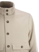 Peserico Wool And Cashmere Bomber Jacket