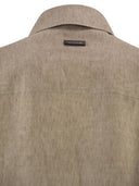 Peserico Lightweight Pure Linen Jacket With Patch Pockets