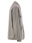 Peserico Overshirt In Lightweight Stretch Cotton Canvas