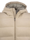 Peserico Goose Down Vest in Wool og Cashmere