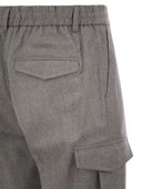 Pantalon de cargaison de flanelle peserico