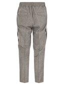 Pantalones de jogger de lana, seda y cachemir
