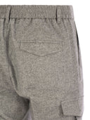 Pantalones de jogger de lana, seda y cachemir