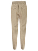 Peserico Linen Trousers With Drawstring Waist And Tailored Silhouette