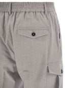 Peserico Technical Viscose Canvas Chino Trousers