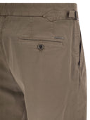 Peserico Stretch Cotton Gabardine Chino Trousers