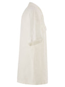 Peserico Lightweight Linen Bowling Shirt