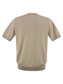 Peserico T Shirt In Pure Cotton Yarn