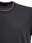 Peserico T Shirt In Pure Cotton Yarn