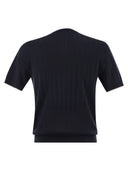Peserico T Shirt In Pure Cotton Yarn