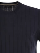 Peserico T Shirt In Pure Cotton Yarn