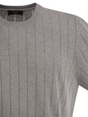 Peserico T Shirt In Pure Cotton Yarn