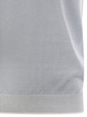 Peserico Polo Shirt In Linen And Cotton Yarn