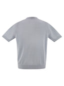 Peserico T Shirt In Linen And Cotton Yarn