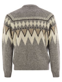 Peserico Jacquard Jersey In Alpaca, Cotton And Wool