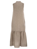 Peserico Linen Voile Long Dress