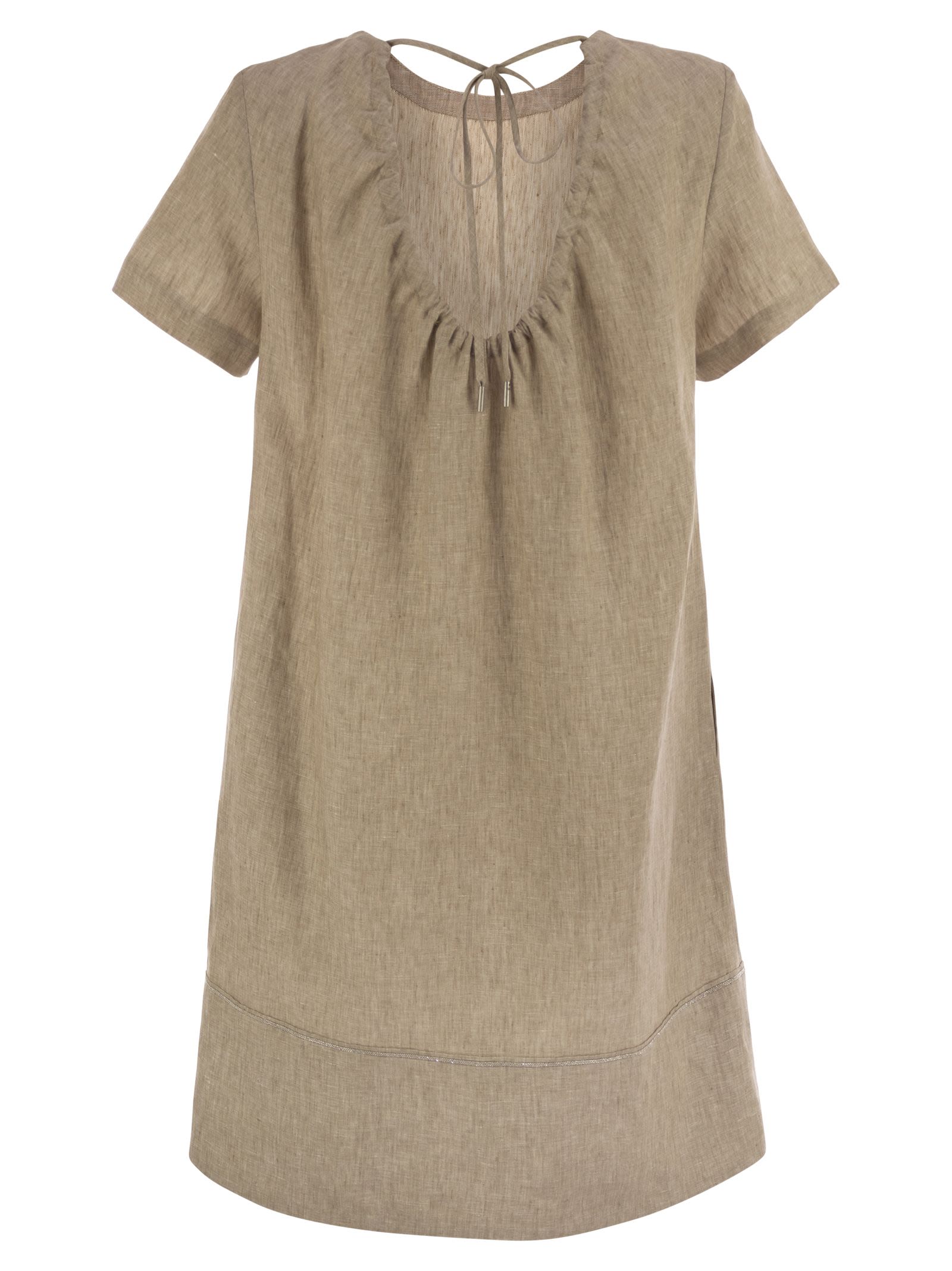 Peserico Linen Midi Dress Balardi Peserico Linen Midi Dress Balardi