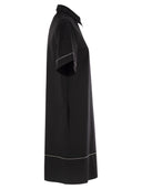 Peserico Light Stretch Cotton Satin Midi Dress