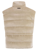 Peserico Down And Viscose Velvet Waistcoat
