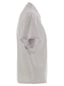 Peserico Striped Cotton Jersey Polo Shirt