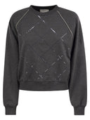 Sweat-shirt de maillot de coton peserico avec point léger