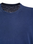 Majestic Crew Neck Linen T Shirt