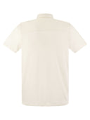 Majestic Linen Short Sleeved Polo Shirt