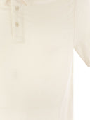Majestic Linen Short Sleeved Polo Shirt