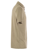 Majestic Linen Short Sleeved Polo Shirt