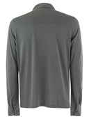 Majestic Long Sleeved Shirt In Lyocell And Cotton