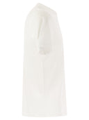 Majestic Short Sleeved T Shirt In Lyocell And Cotton