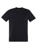Majestic Short Sleeved T Shirt In Lyocell And Cotton