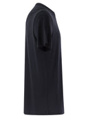 Majestic Short Sleeved T Shirt In Lyocell And Cotton