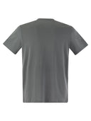Majestic Short Sleeved T Shirt In Lyocell And Cotton