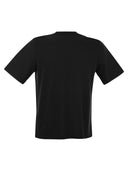 Majestic Short Sleeved T Shirt In Lyocell And Cotton
