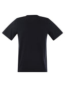 Majestic Short Sleeved T Shirt In Lyocell And Cotton