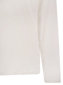 Majestic Long Sleeved Crew Neck T Shirt