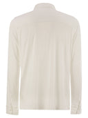 Majestic Long Sleeved Lyocell And Cotton Shirt