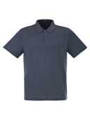 Majestic Stretch Linen Polo Shirt With Button Placket