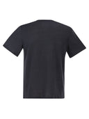Majestic Stretch Linen T Shirt With Round Neckline