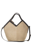 Peserico Suede Shopping Bag