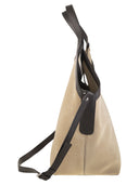Peserico Suede Shopping Bag