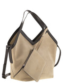 Peserico Suede Shopping Bag